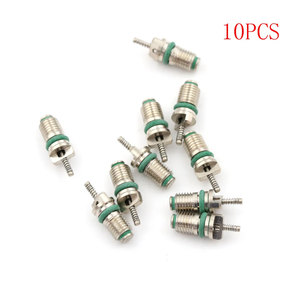 10Pcs/lot High Quality Car AC R134A Valve Core Needles Assortment 134a Refrigerant Heat Resistant