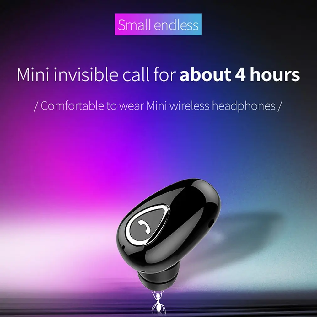 YX01 Mini Bluetooth 4,1 наушники стерео наушники-вкладыши мини-наушники Talk одиночные наушники спортивные наушники