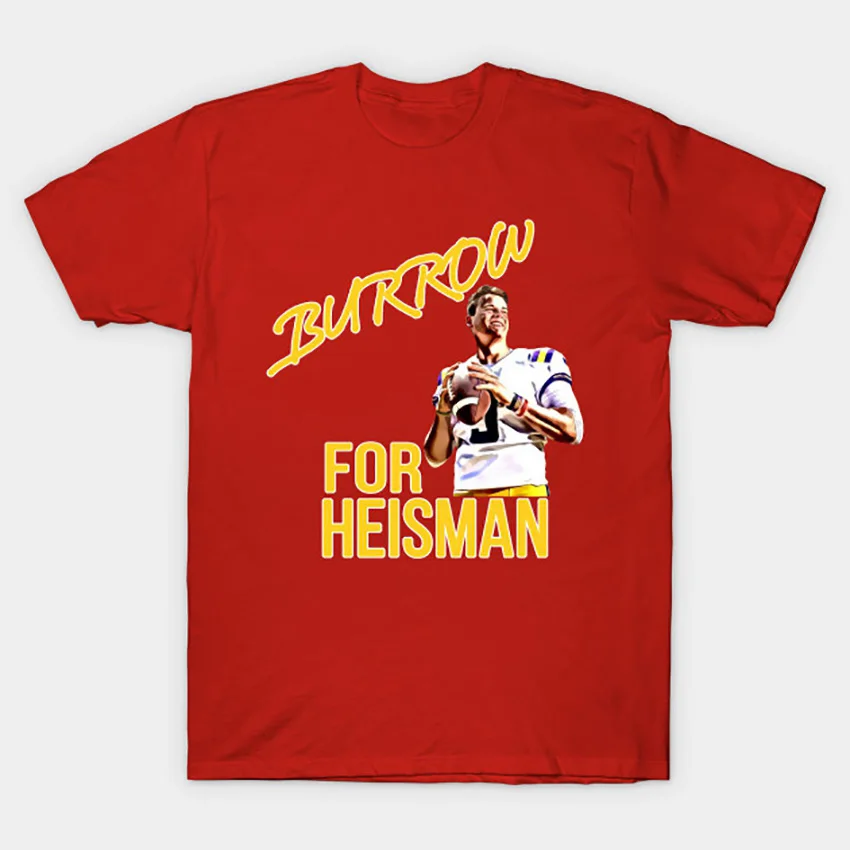 Joe Burrow for Heisman LSU футбольная Футболка-фиолетовая футболка LSU Joe Burrow For Heisman Футболка lsu joe burrow geaux tigers