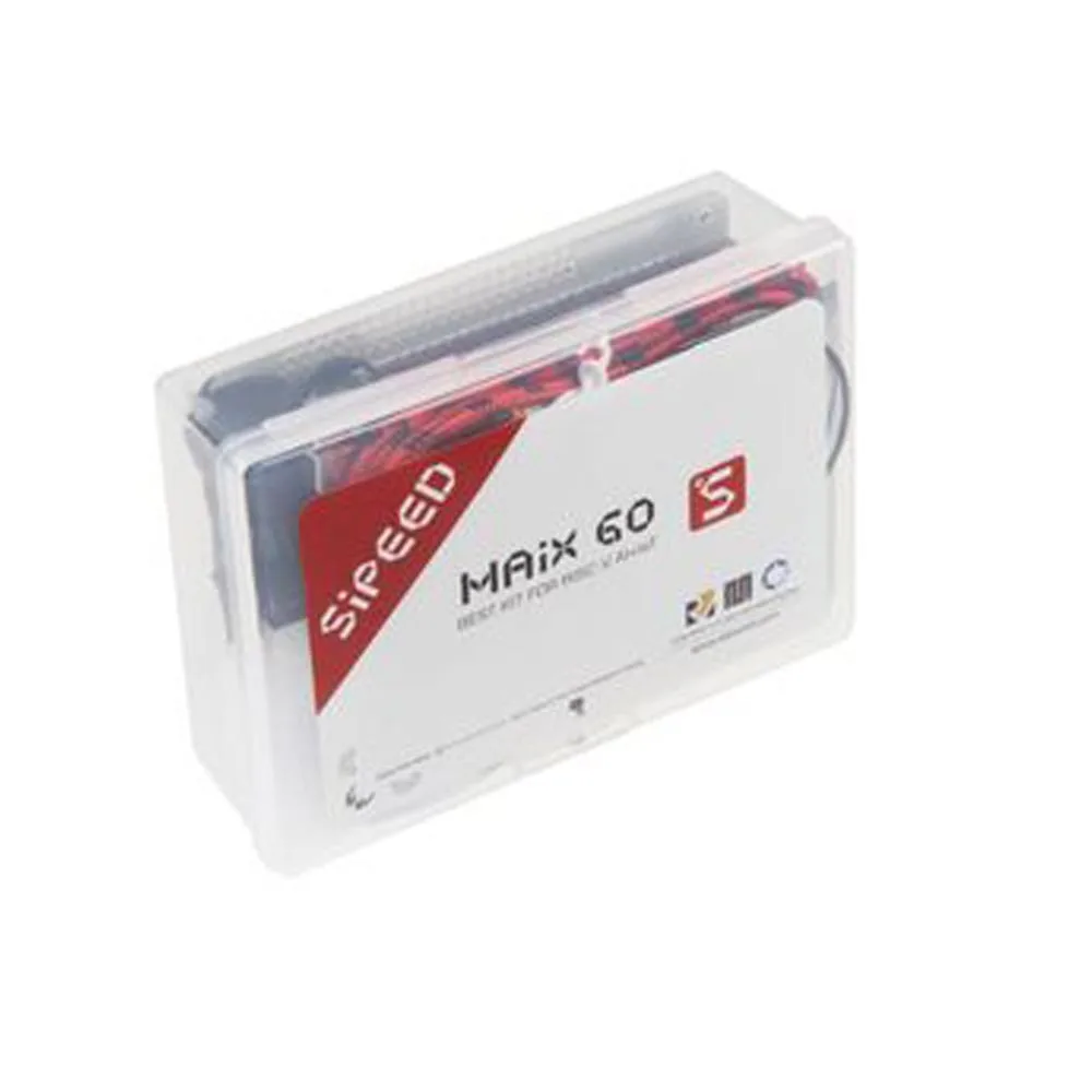 Красный Sipeed MAIX GO K210 AI Pocket Deluxe полнофункциональная макетная плата с корпусом бортовой отладчик - Цвет: Красный