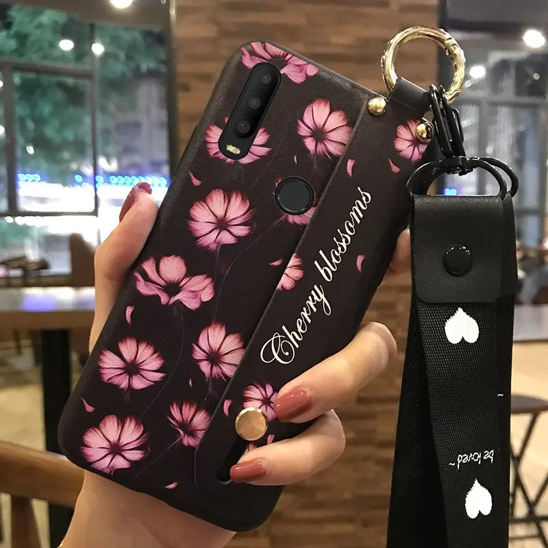 Новое поступление чехол для телефона с ремешком на запястье Alcatel 3X 2019