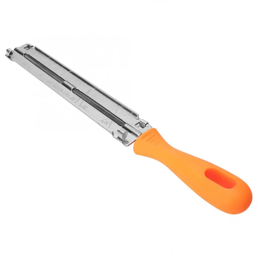 4 мм пилка для цепной пилы Механическая точилка с пластиковой ручкой