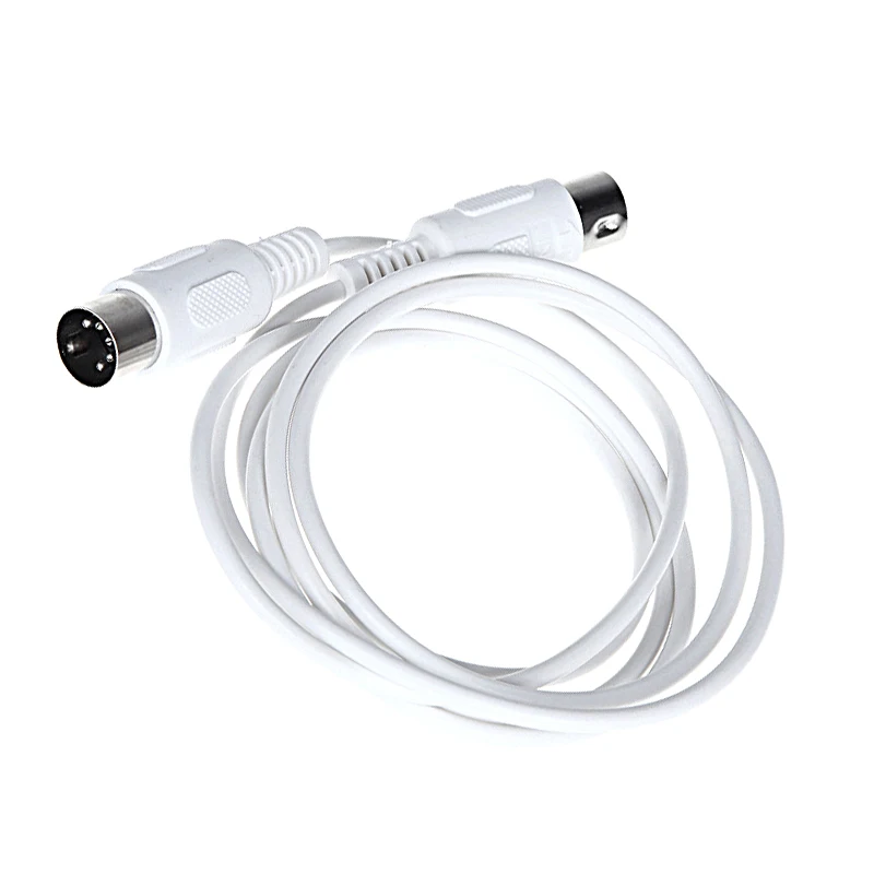 1.5m/3m  5 Pin Male to 5 Pin Male MIDI Extension Cable Musical MIDI Cord Cable Copper Audio Cord for Electronic Piano Lovers