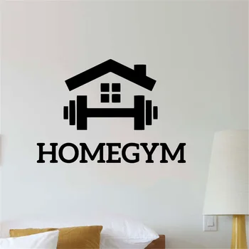 

Gym Decoration Cartoon Vinyl Wall Decals For Fitness Rooms Decor Gym Sticker Wall Decal Wallpaper adhesivo gimnasio ph113