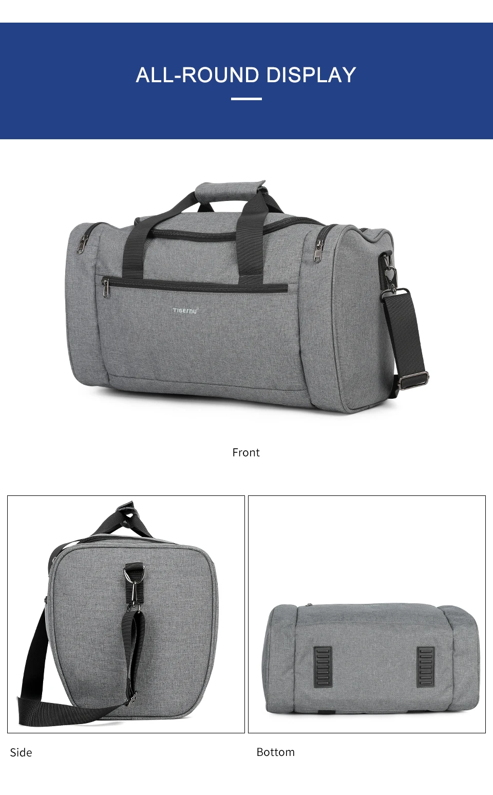 Tigernu Новые дорожные сумки Spalshproof большой емкости ручной Багаж Путешествия Duffle мужской выходные сумки для мужчин