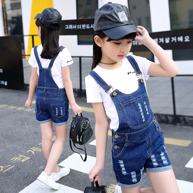 Cotton  Denim Effect  Play Suit In Size 8 10 12 14 