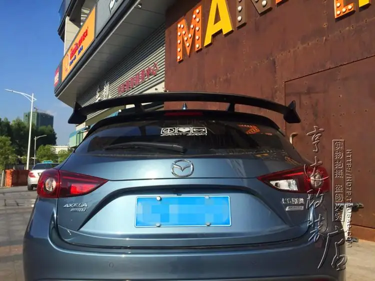 Подходит для Mazda Axela ночной Спорт KS углеродного волокна хвосты крыло спойлер