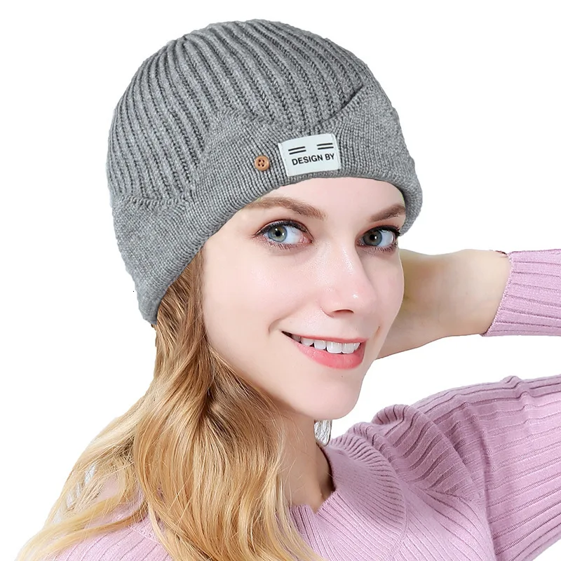 Дикая личность шерстяная шляпа женщина Skullcap Красивая драма мужской основной непрерывной системы школы ветер корона вязание шляпа
