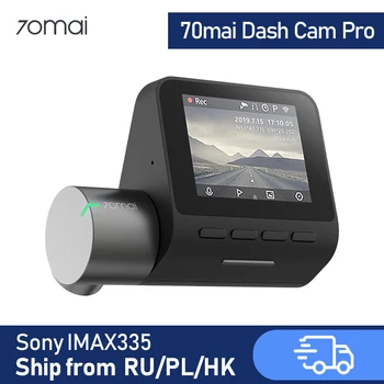 

70mai Pro Dash Cam Car DVR English Voice 1944P Night Version Super Clear Optional GPS Module for ADAS Parking Monitor