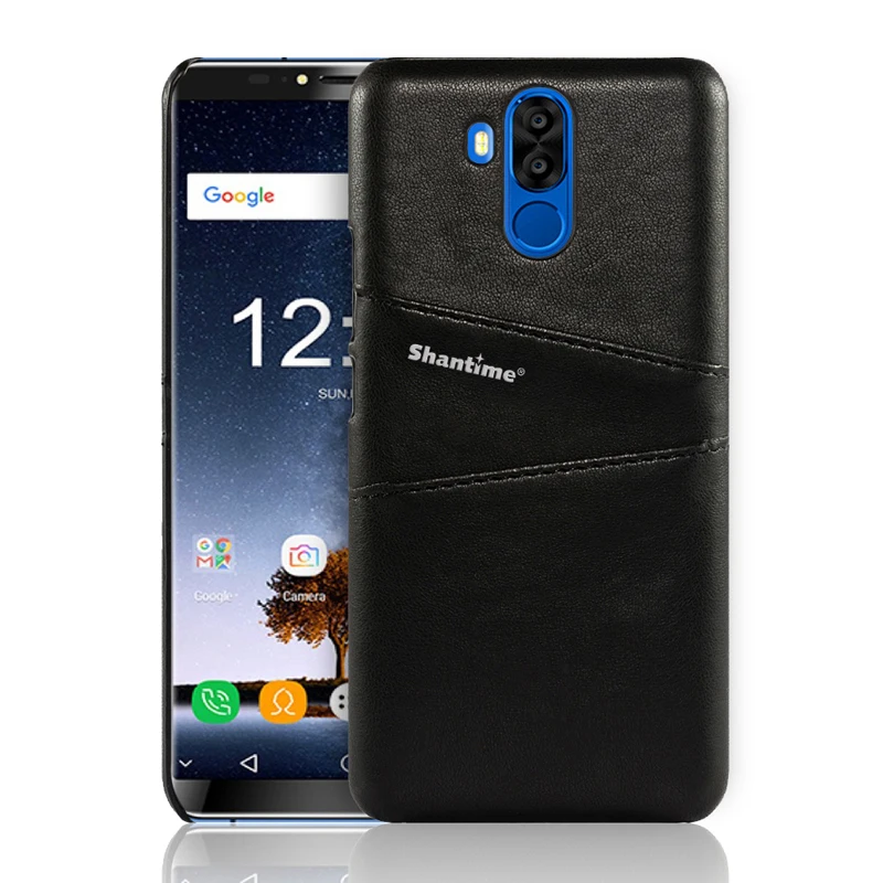 BLACK Роскошный Винтажный чехол из искусственной кожи чехол для Oukitel K6 чехол Чехол для бизнес телефона чехол для Oukitel K6 кошелек с отделениями для карт чехол - Цвет: BLACK