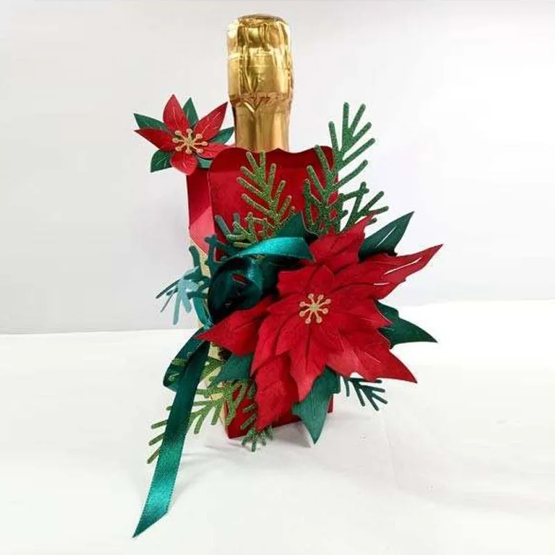 3D Изысканная кружевная Подарочная коробка, штампы, рождественские украшения, штампы для скрапбукинга, для изготовления бумажных открыток