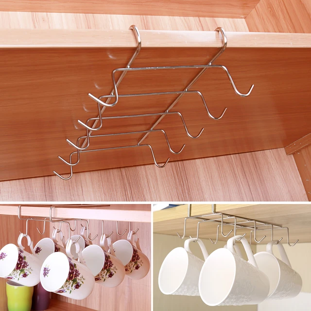 Glass Mug Coffee Cup Holder Storage Rack For Counter, Coffee Mug Holder  Hanger Rack Organizer For