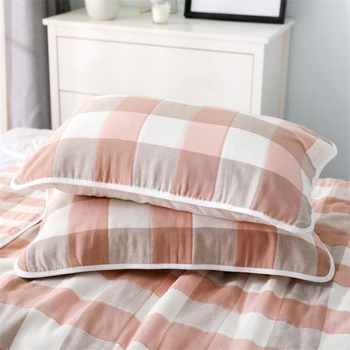

Factory Direct Sales Pastoral Lattice Pillowcase without Pillow Core Cushion Cover Pillowcase Spot Wholesale Pillow Towel