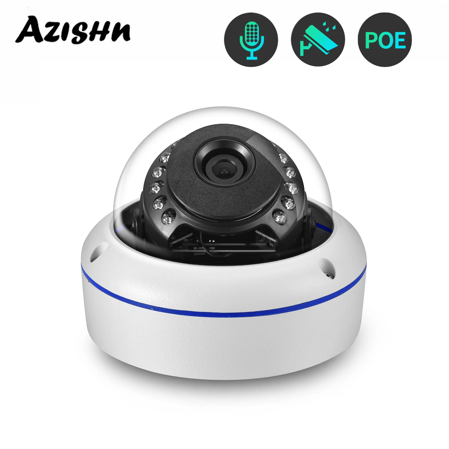 IP-камера Azishn 8 Мп 4K H.265 POE | Безопасность и защита