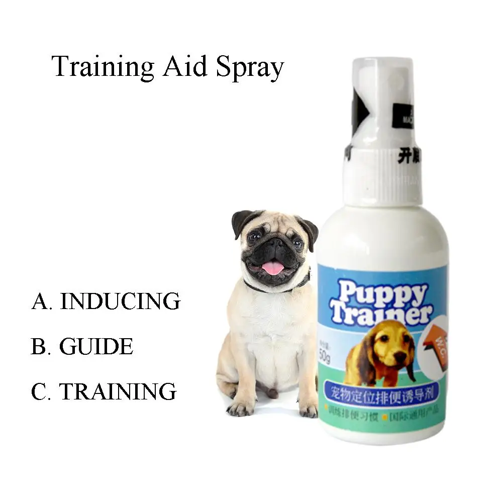 

50ML Dog Potty Training Aid Spray Potty Trainer Pet Corrector Guide Pet To Pee At Fixed Spot Urinate Trainer For Dog Cat Puppy