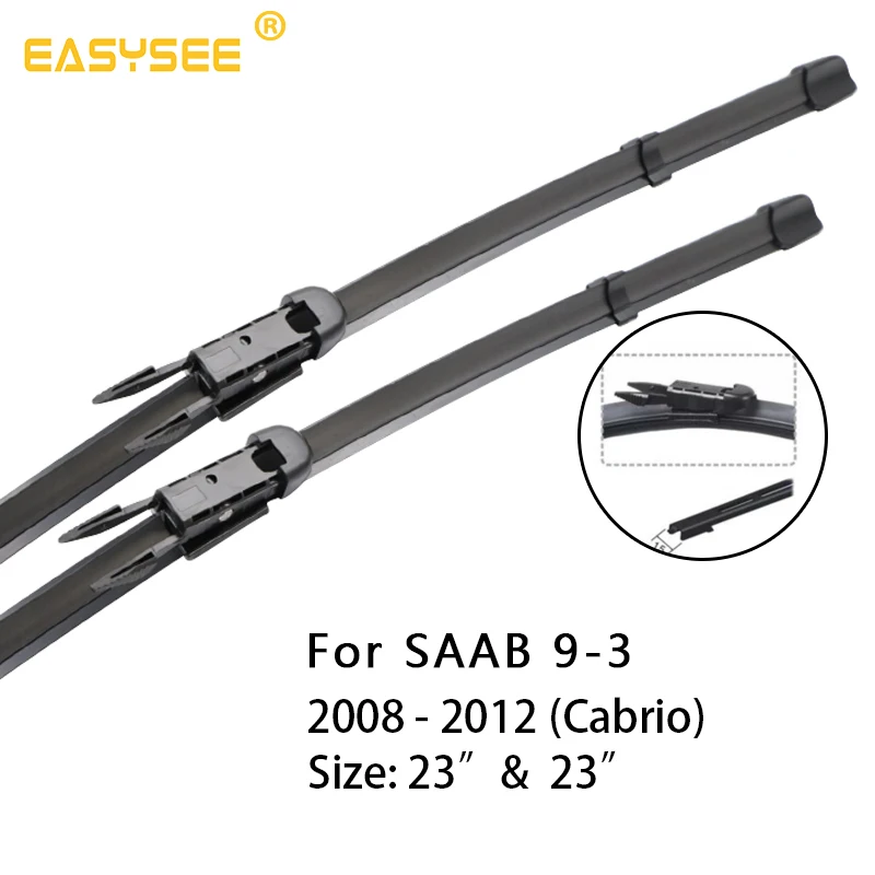 2008-2012 Щетки стеклоочистителя лобового стекла для SAAB 9-3 Mk3 щетки стеклоочистителя модель года от 1998 до 2012 - Цвет: 2008-2012