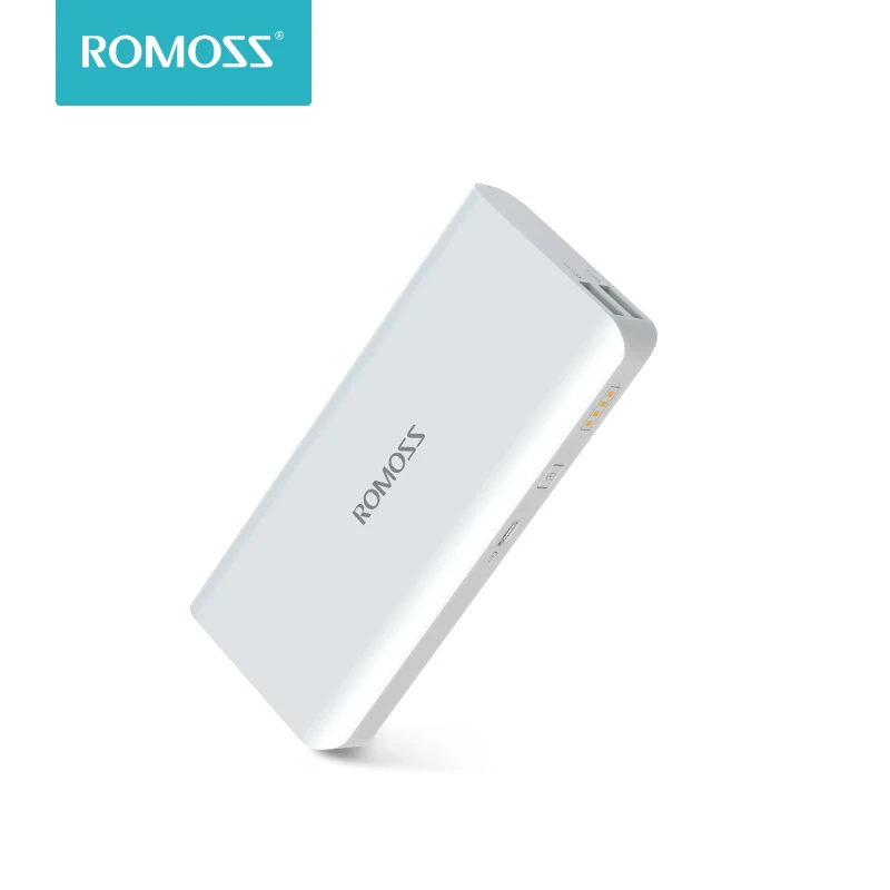 Внешний аккумулятор Romoss Solo 5 10000 мАч с двойным выходом компактное тонкое