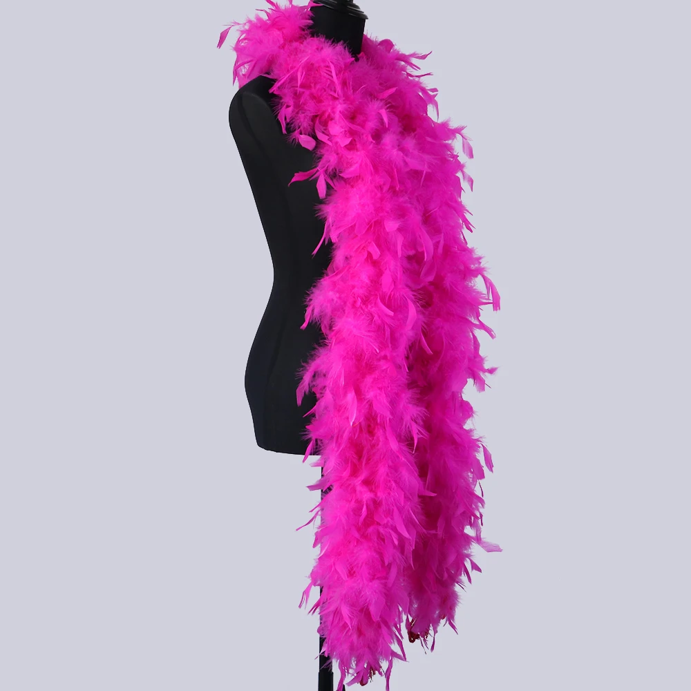 Wholesale 90 Grams Turkey Feather Boa Natural Turkey Marabou