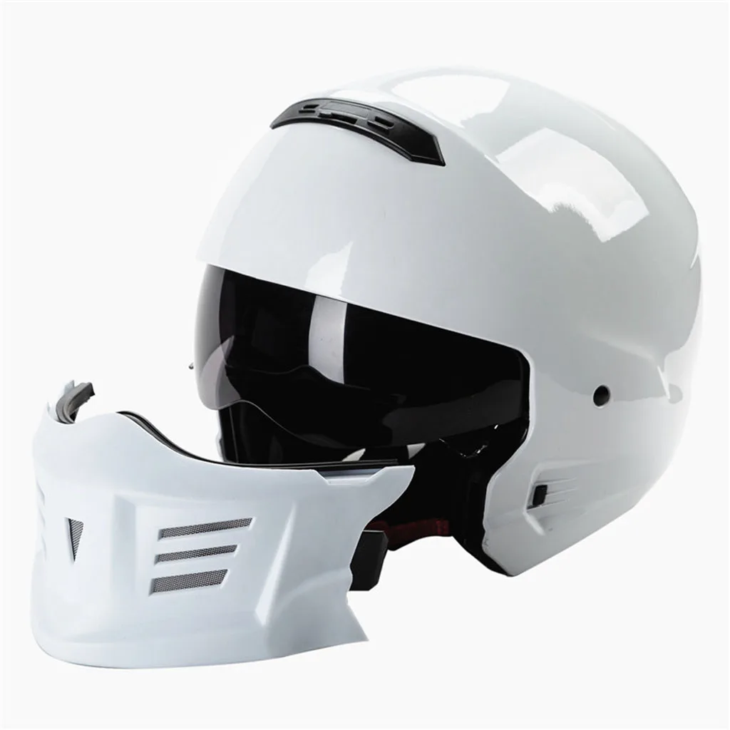 3 размера с открытым лицом мотоциклетная дорожная крышка шлем Прочный ABS пластик |