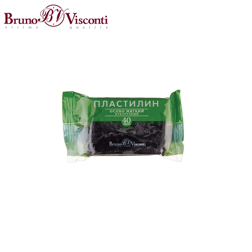 Plasticine especially soft CORN 40 g black 34-0022 / 02 VISCONTI BRUNO Gifts Hobbies Baby Kids Birthday Toys for children Modeling Clay Slime