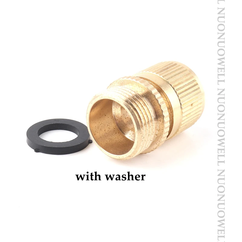 1pcs Copper Male And Female Thread Garden Quick Connector Garden Quick Tap Water Tap Adapter Connector Hose End Connector