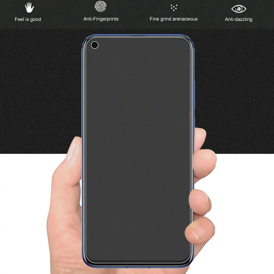 Матовое закаленное стекло без отпечатков пальцев для huawei Honor 20 Pro 9X V20 P20, защитная пленка из матового стекла