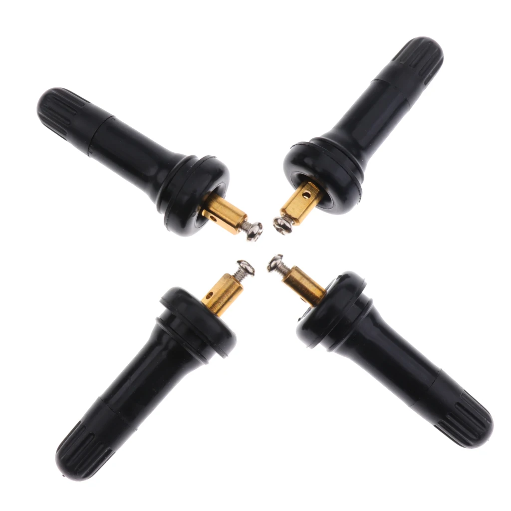 Aluminum Tire Pressure Sensor Valve Stem for Buick Regal Cadillac Pack of 4