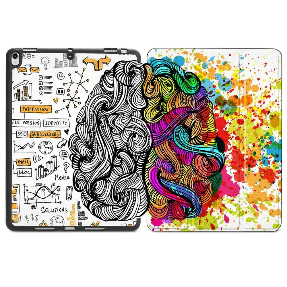 Batianda кожаный чехол для iPad Air 3 с держателем карандаша+ мягкая задняя крышка умный чехол для iPad Pro 10,5 - Цвет: X085