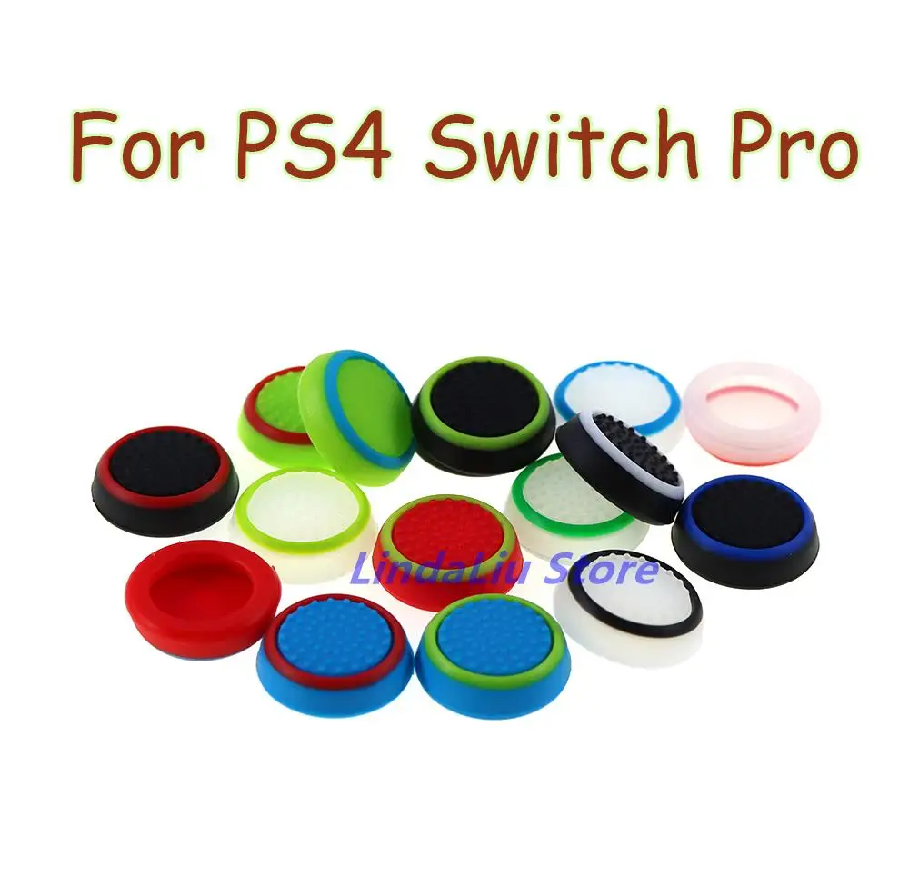4 Pz Pollice Stick Grip Caps Joystick Cap Silicone Analogico Levette Impugnature Copertura Per Xbox Ps3/Ps4/5 Xbox Una Xbox 360 Accessori