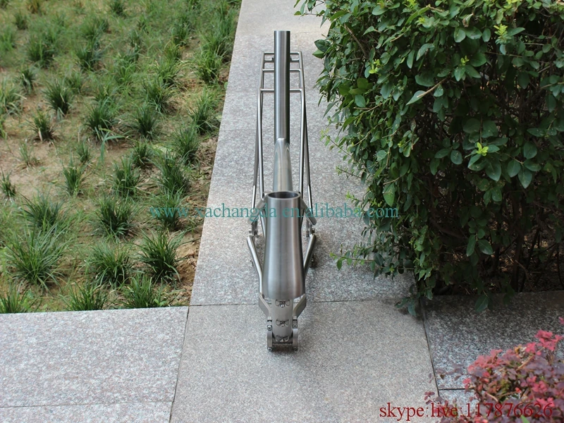 Discount titanium full suspension bicycle frame with taper head tube special dropouts CNC plate rear rack 1 Discount titanium full suspension bicycle frame with taper head tube special dropouts CNC plate rear rack 1