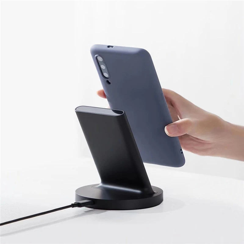 Оригинальное вертикальное Беспроводное зарядное устройство Xiaomi 20 Вт
