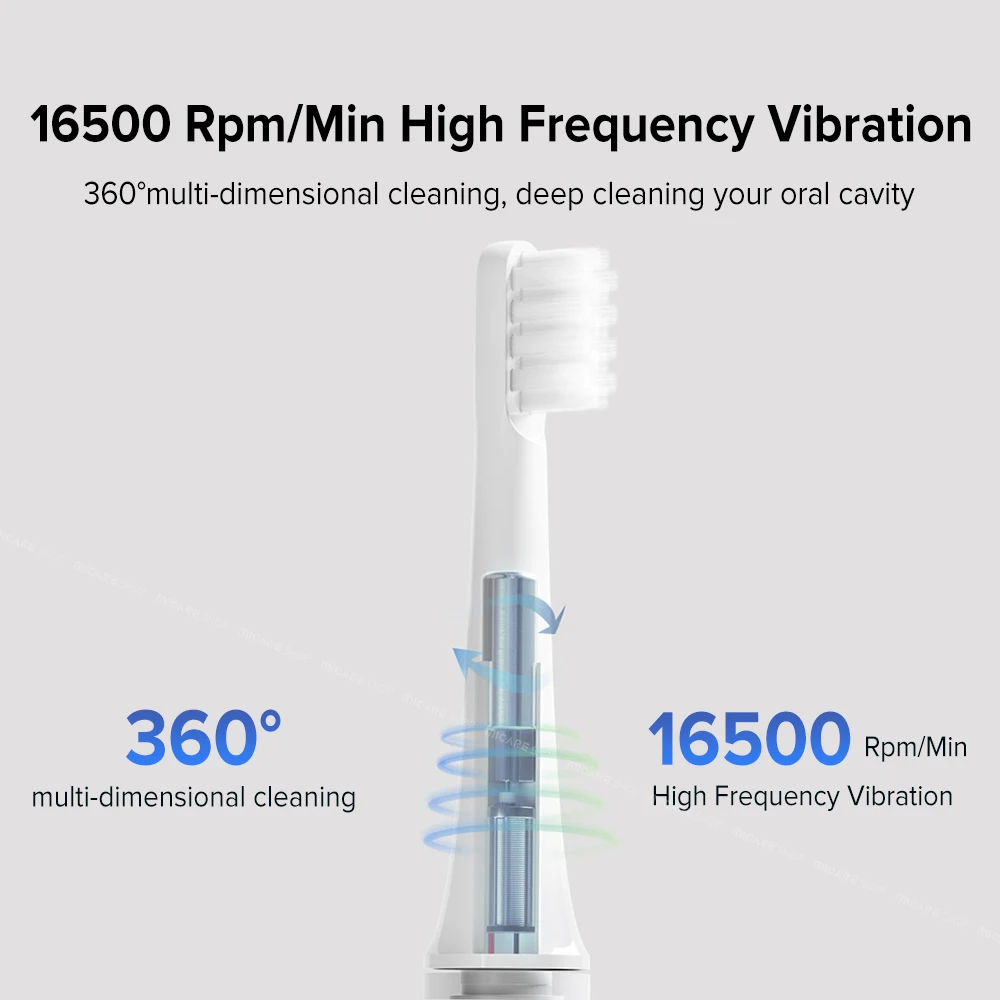 Original Xiaomi T100 Toothbrush Teeth Brush Heads Mijia T100 Electric Oral Deep Cleaning Toothbrush Two-speed Cleaning electric toothbrush