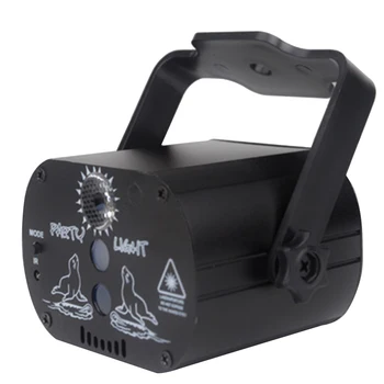 

Projector LED Lamp Decorative Wedding Stage Light DJ Disco 180 Degree Adjustable Rotating Mini Birthday 60 Pattern Party Hanging