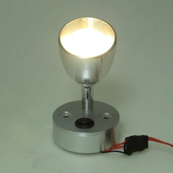 

2Pcs Adjustable LED Reading Light Interior Desk Lamp Spotlight for Boat Yacht