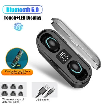 

Q32 TWS 5.0 Bluetooth Wireless Earphone Wireless Bluetooth With Gaming Sport Touch Control LED Display Headset With Microphone