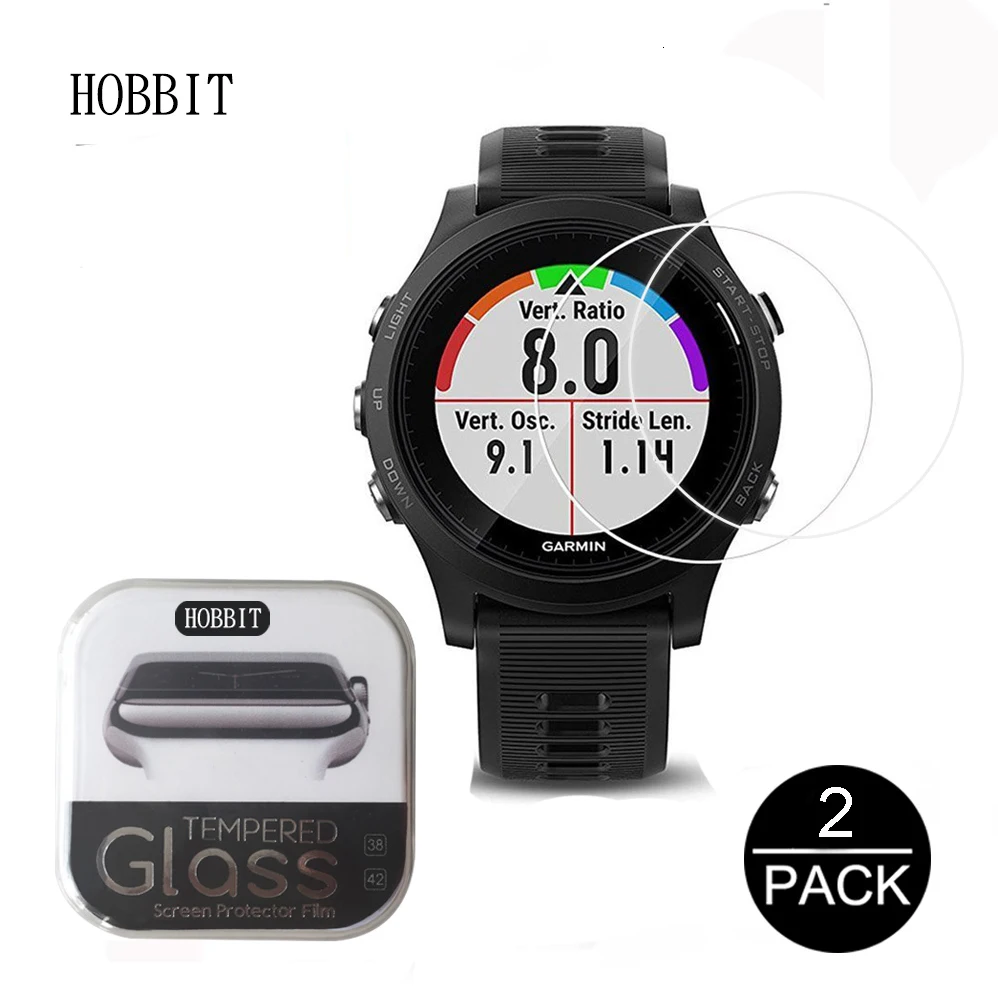 2 упаковки для Garmin Forerunner 935 0,3 мм 2.5D 9H прозрачное закаленное стекло протектор экрана Смарт-часы, пленка устойчивая к царапинам для Garmin