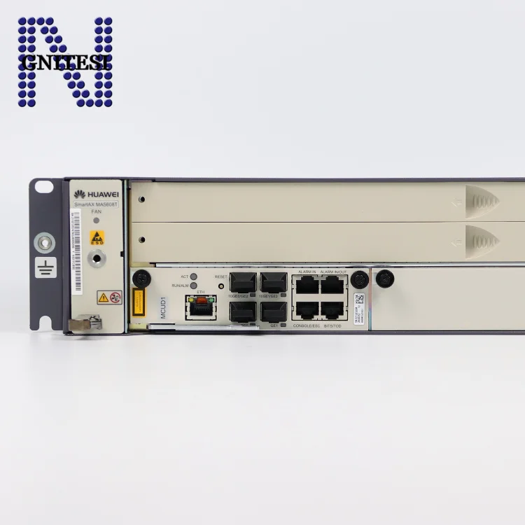 1" дюймовый мини OLT(Оптический линейный терминал) MA5608T с 1*10G управлением uplink плата MCUD1+ 1* MPWD AC плата питания для HUAWEI