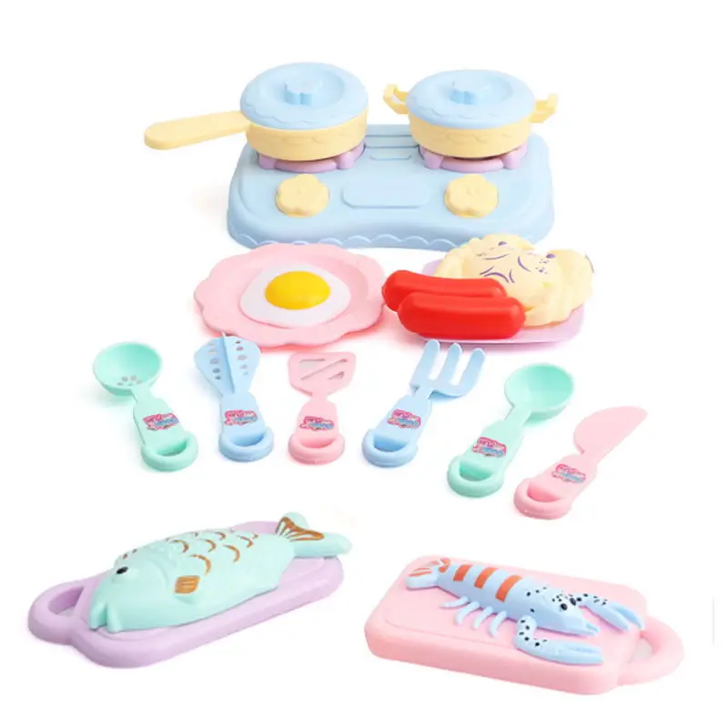 20 шт. детские игрушки для ролевых игр мини кухня морепродукты моделирование Pretent ролевые игры дом для детей девочка мальчик игрушка