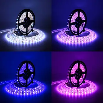 

16.4FT 5M SMD 5050 RGB Waterproof 300LEDs Color Changing Flexible LED Light Strip ip65 High quality, F-shaped circuit board