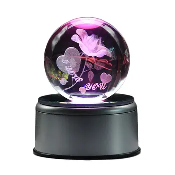 

Creative LED Crystal Christmas Night Light 3D Bluetooth Music Lamp Multi-color Lamp Light Birthday Gift for Kid's in Bedroom Bar
