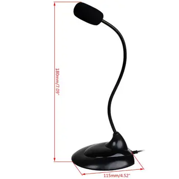 

SM-008 Adjustable Computer Microphone Gaming Chatting Speech Mic for Laptop PC