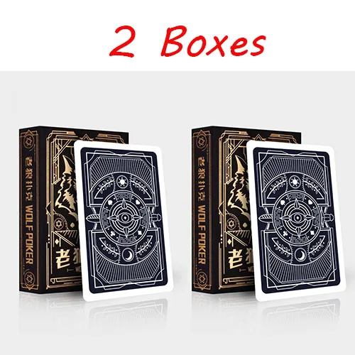Two Boxes Xiaomi Youpin Покер игры игральные карты покер набор пластиковых волшебных карт водостойкие карты Волшебные настольные игры 57*87 мм карты покер - Цвет: Two Boxes