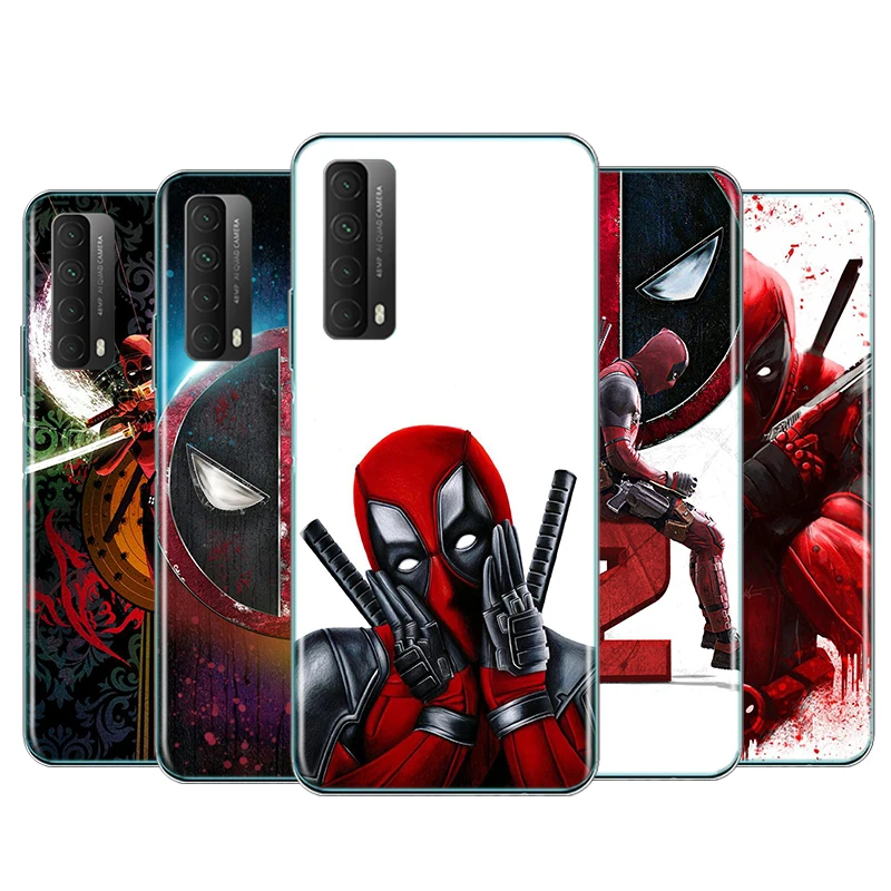 Marvel Hero Deadpool For Huawei Mate 40 30 20 20X 10 RS P Smart 2021 2020 Z S Pro Plus Lite 2019 Silicone Phone Case | Мобильные
