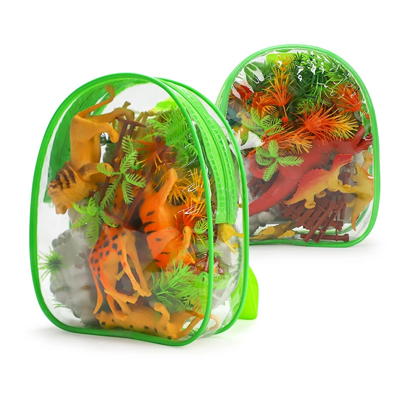

Simulation Dinosaur Model Military Pirate Scene Model Set Children's Educational Toy DIY Simulation Scene Plastic Animal Model