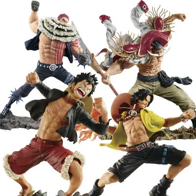 

One Piece \ Navigation 20 Anniversary SC Overseas Edition Luffy Ace White Beard Kata Library Chestnut Garage Kit Model