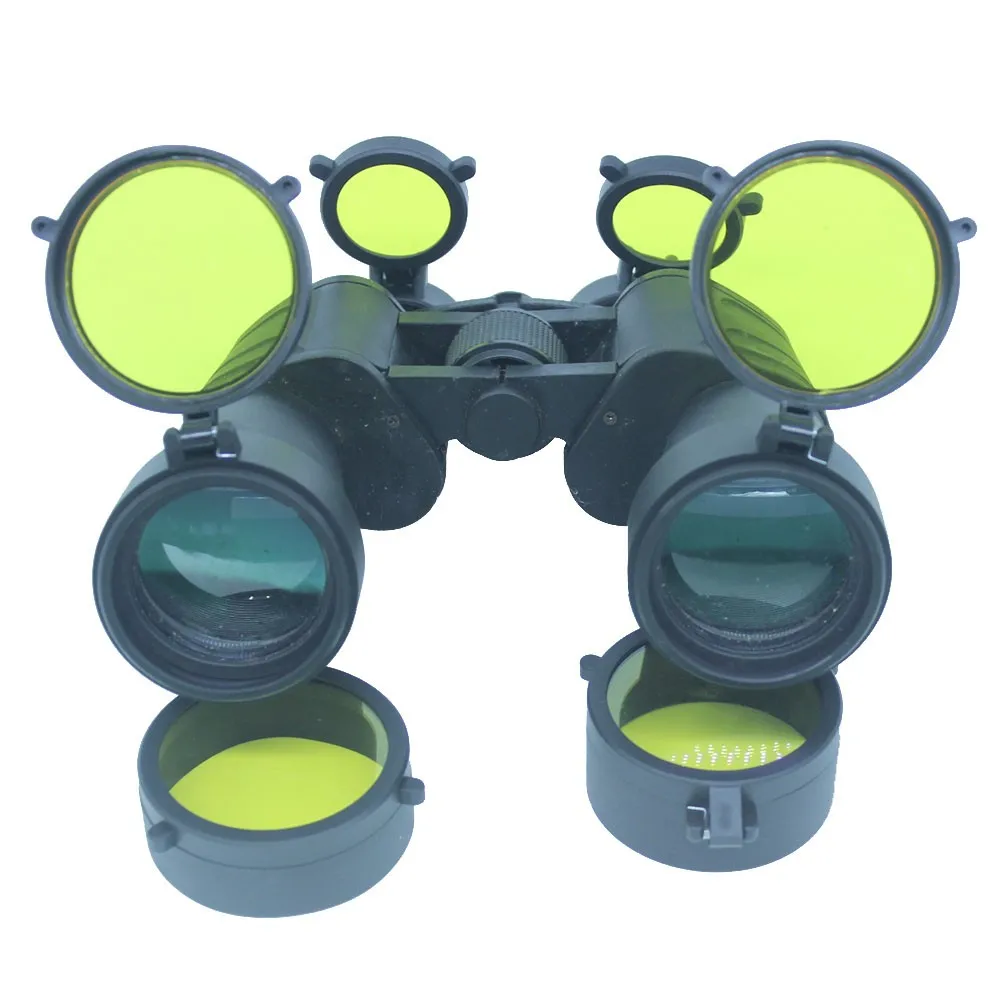 30-69mm Transparent Rifle Scope Lens Cover Yellow Sight Flip Up Quick Spring Protection Cap Objective Lense Lid Hunting Caliber