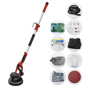 

Household Wall Grinding Machine Self-priming Dust-free Wall Sandpaper Machine Putty Polishing Machine 220V/110V 850W 1.2-2.2M