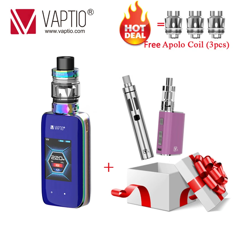 Vapeo XUBBLE-KIT APOLO Original, pantalla táctil de 220W, 2TFT, sin batería
