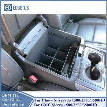 

Car Glove Box Interval For Chevy Silverado 1500 and GMC Sierra 1500 2014 2015 2016 2017 2018 Accessories Co-Pilot Storage Box