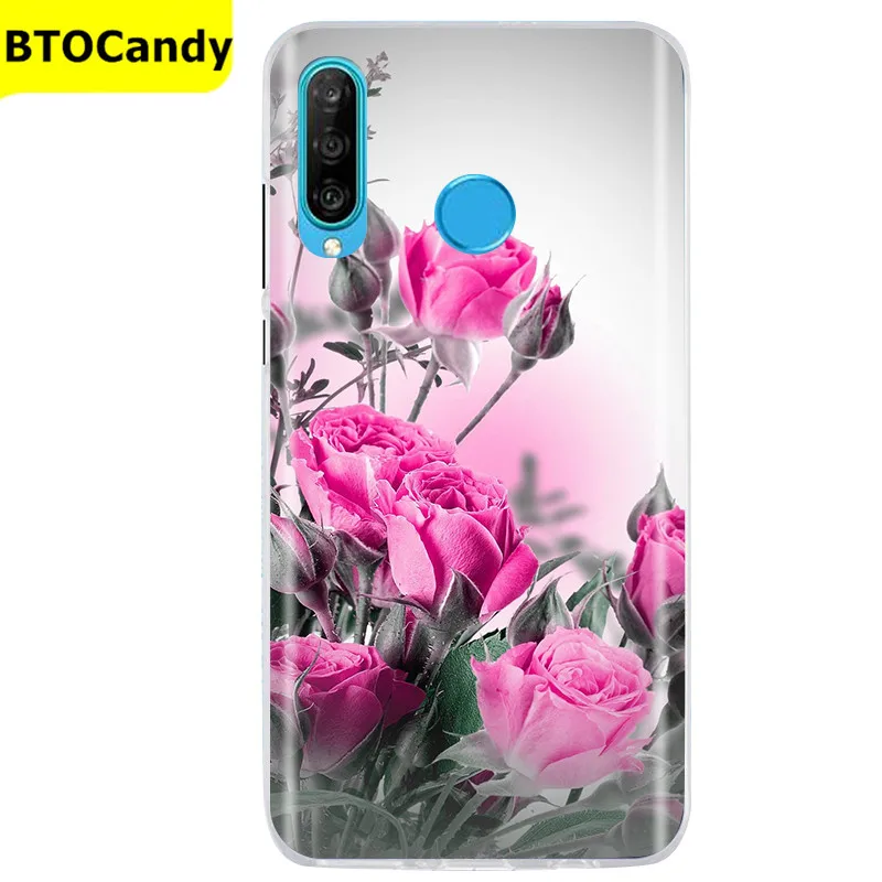 Case For Huawei P30 Lite Pro Case Tpu Cute Back Cover On For Fundas Huawei P30lite Case P 30 lite pro P30pro Soft Silicone Case phone flip cover Cases & Covers